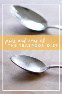 If you are tempted by the sounds of the Teaspoon Diet, please read before attempting!